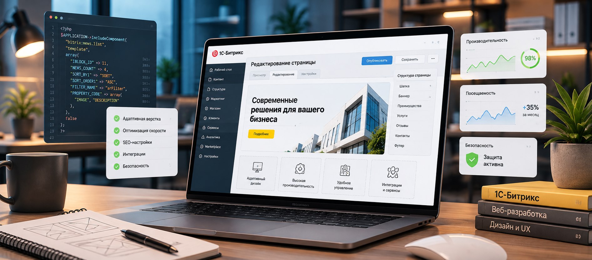 Доработка сайтов на платформе 1С-Битрикс